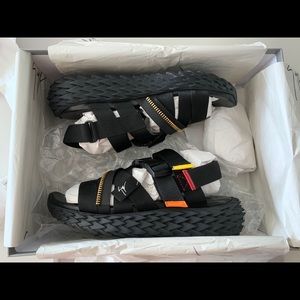 Giuseppe Zanotti Men's Mixed Media Sandals